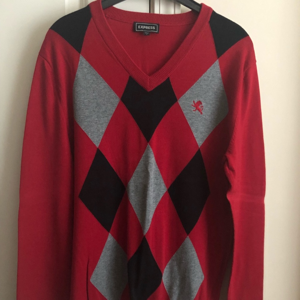 Men’s Express Argyle Sweater